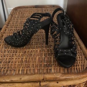 Jessica Simpson Black Stud Heels